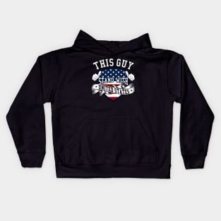 THIS GUY STAND WITH USA | AO-SPORTS | 2 SIDED Kids Hoodie